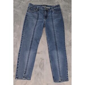 Lee Riders Jeans Shape Illusions Slim Fit Mid Rise Capri Stretch 32W 25L